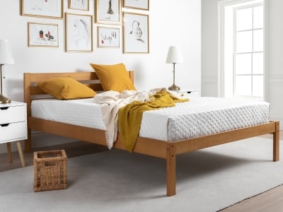 Eco 4FT 6 Double Wooden Bed Frame - Oak