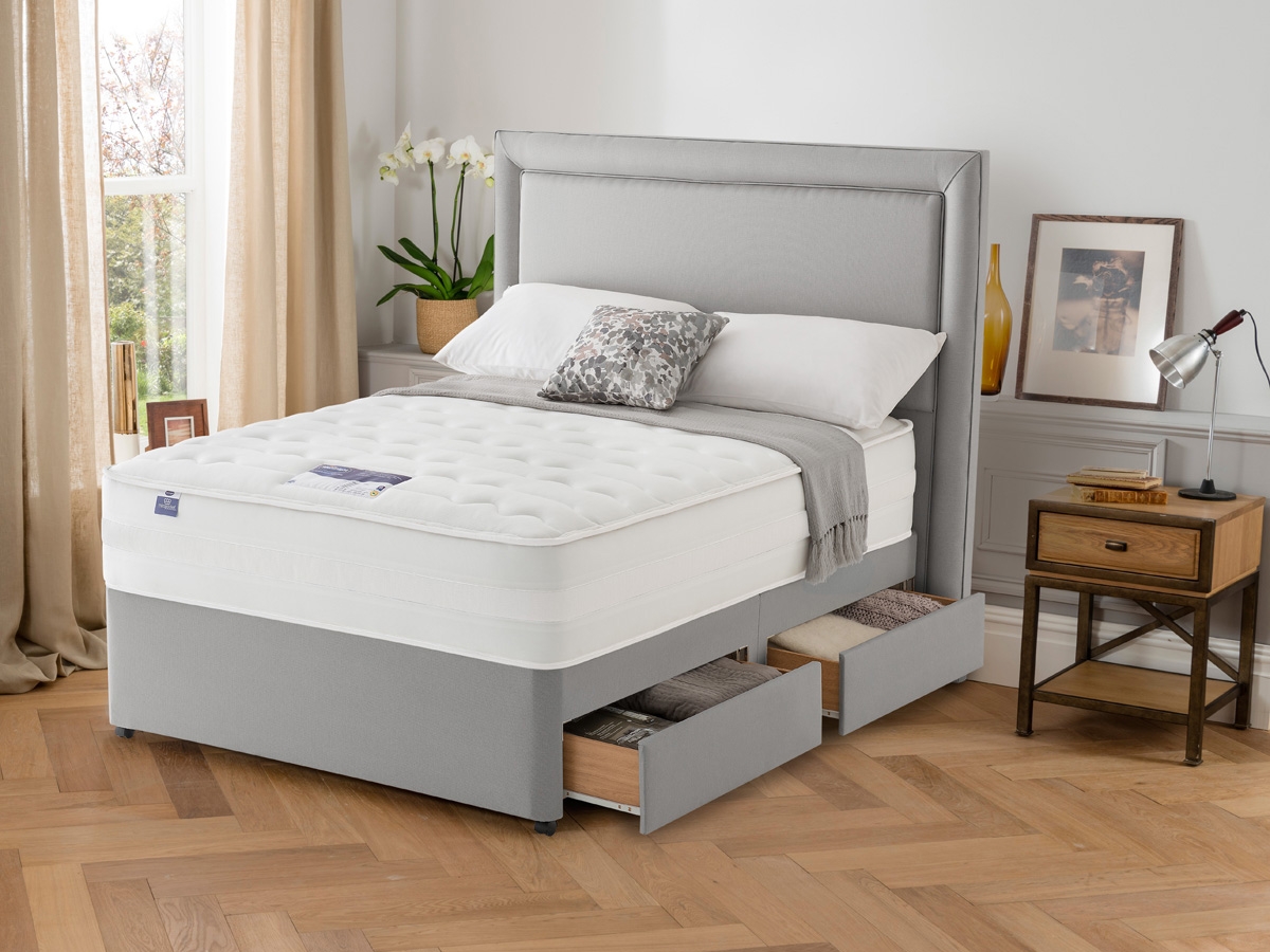 Silentnight 2000 Memory Star 3FT Single Divan Bed