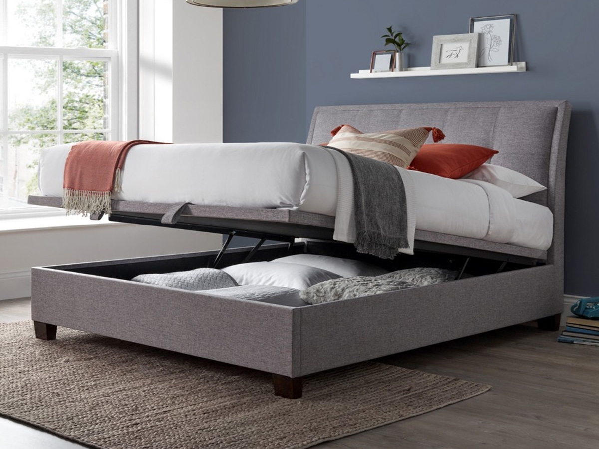 Kaydian Accent 4FT 6 Double Ottoman Bed - Marbella Grey