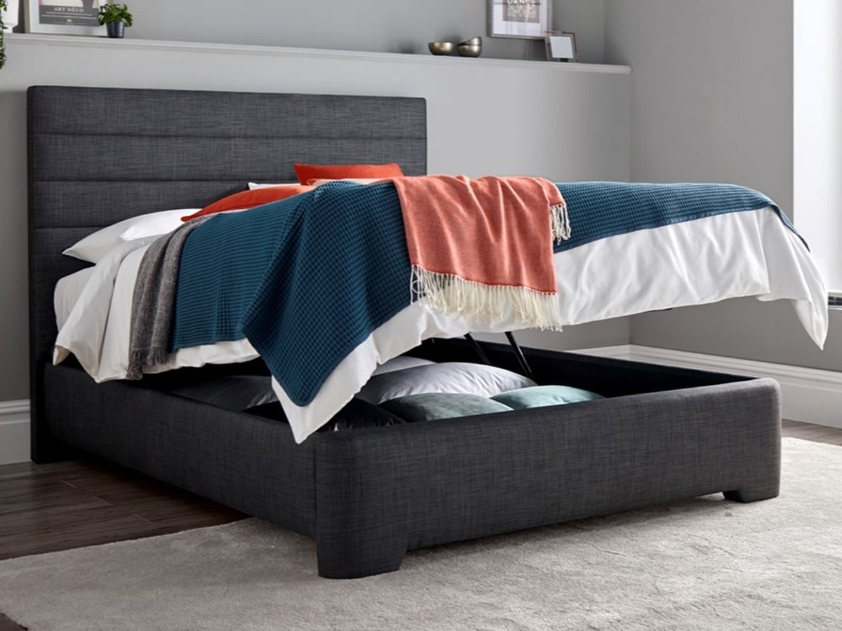 Kaydian Appleby 4FT 6 Double Ottoman Bed - Slate