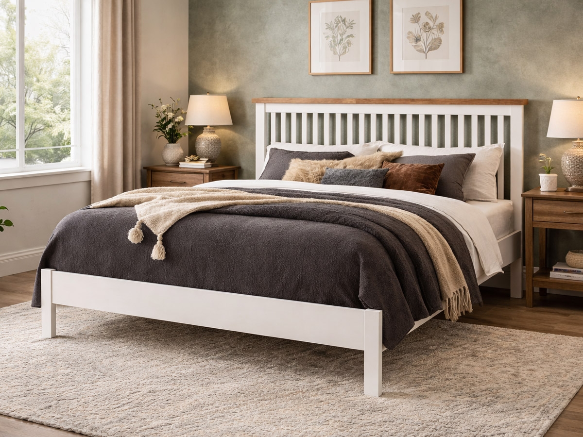 Ascot 3FT Single Wooden Bed Frame 