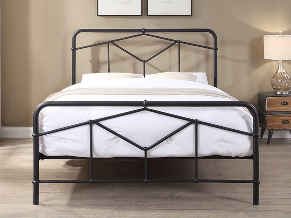 Axton Metal Bed Frame - Black