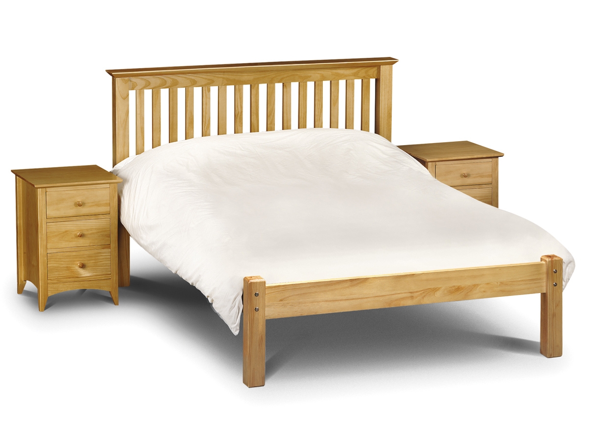 Barcelona Wooden Bed Frame - Pine