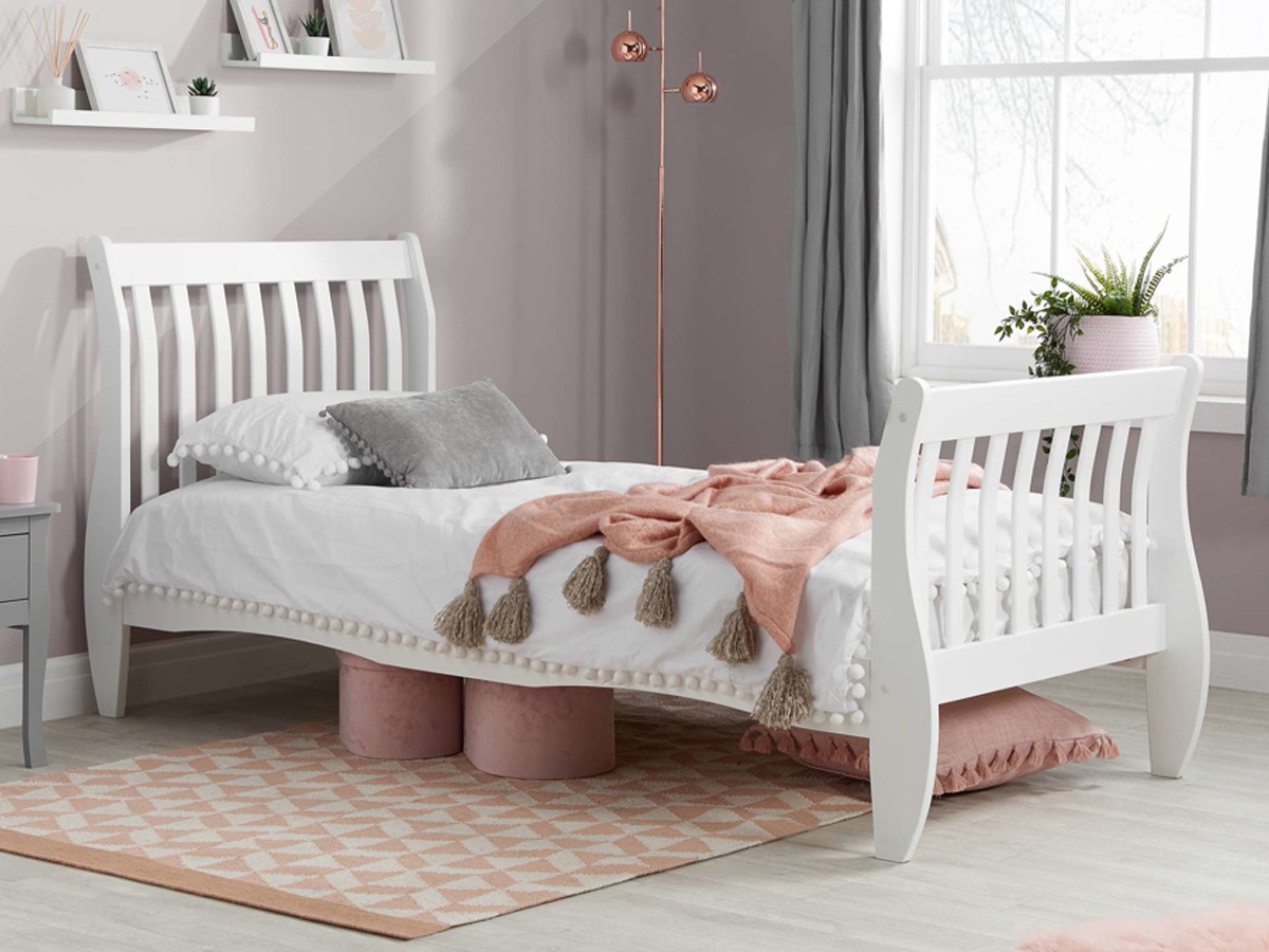 Birlea Belford 3FT Single Wooden Bed Frame - White