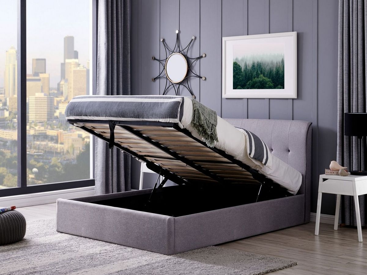 Carmel 4FT 6 Ottoman Fabric Bed 