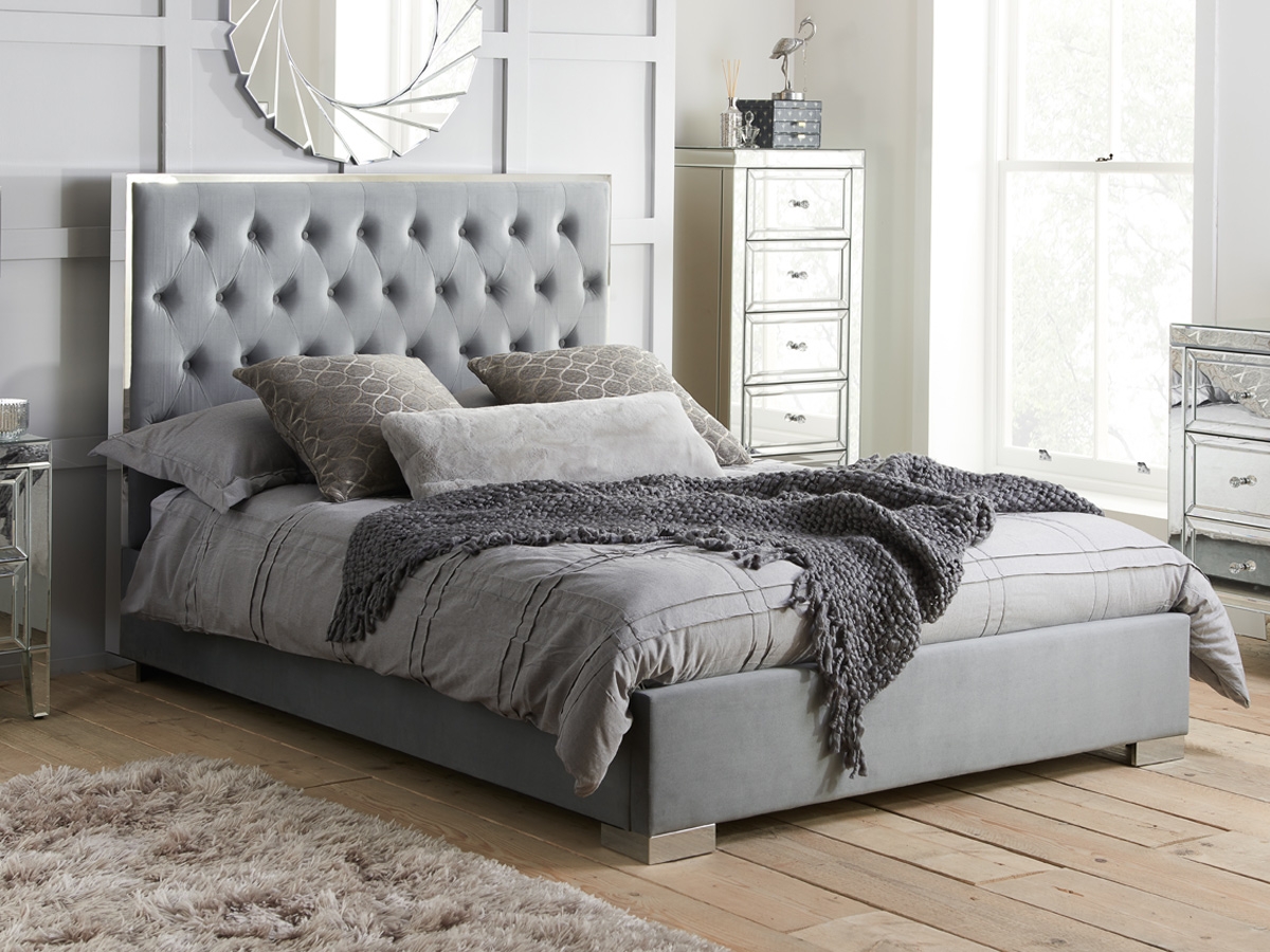Birlea Chelsea 4FT 6 Double Bed Frame - Grey