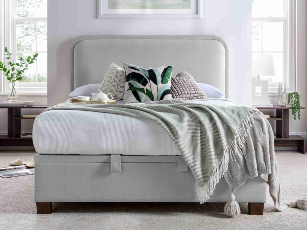 Kaydian Clifton 4FT 6 Double Ottoman Bed - Muscat Clay