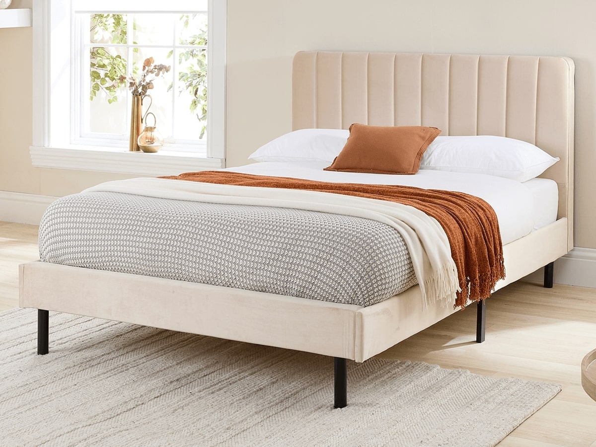 Rosella 3FT Single Bed Frame - Cream