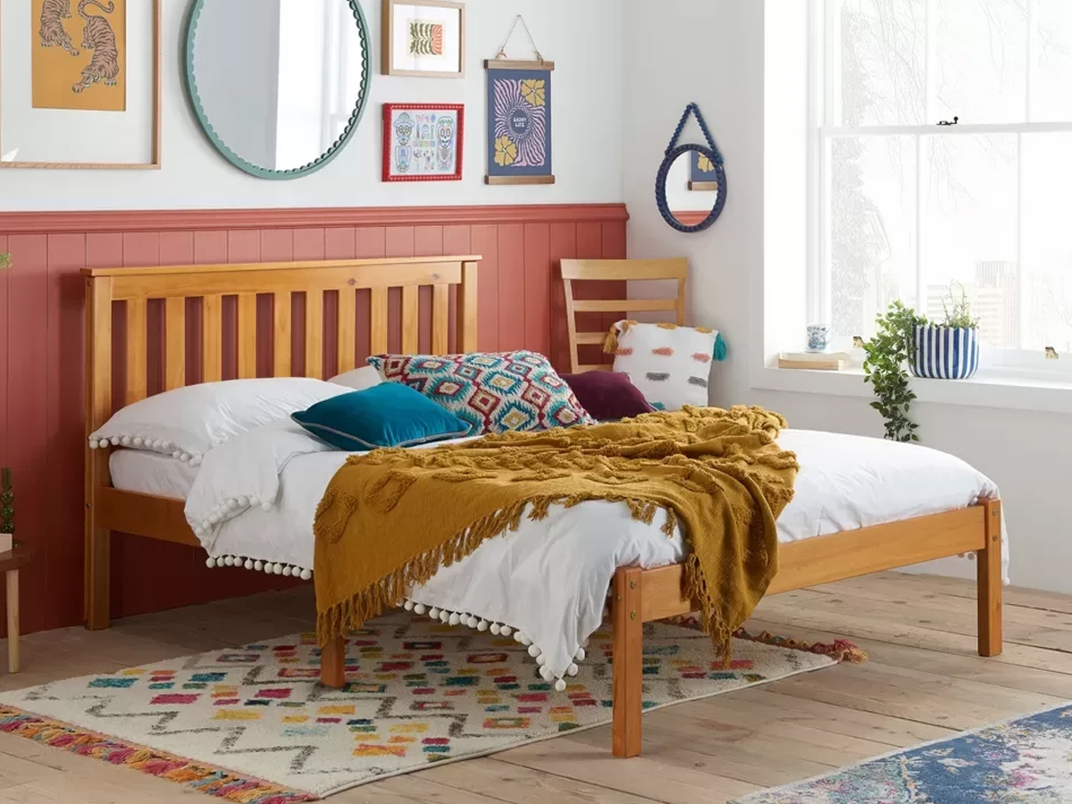 Birlea Denver Wooden Bed Frame - Pine