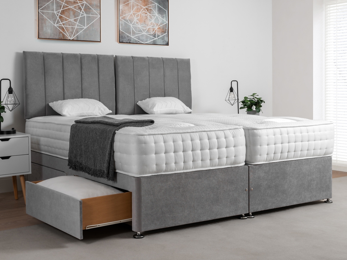 Giltedge Beds Elegance 2000 Zip & Link 6FT Superking Divan Bed