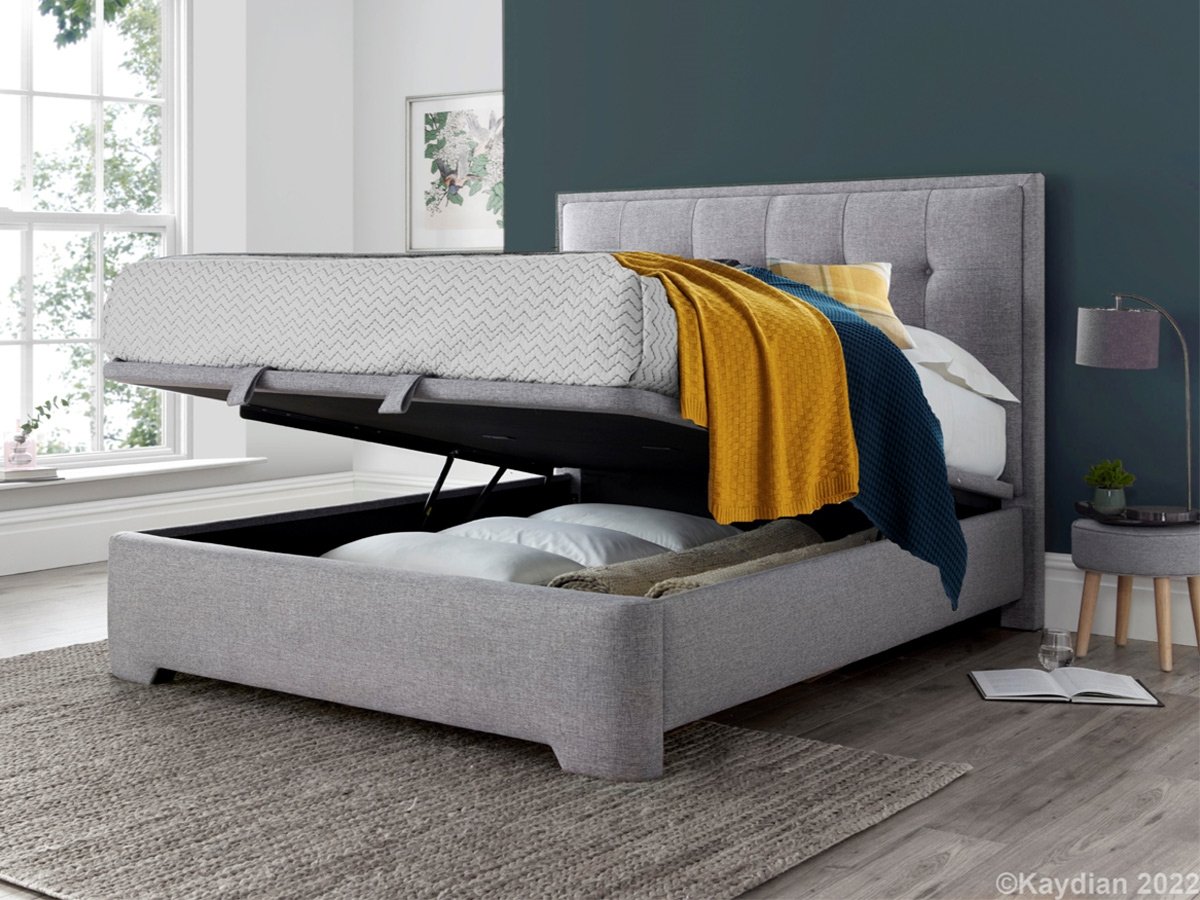 Kaydian Falstone Ottoman Bed - Marbella Grey