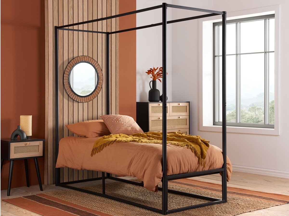 Birlea Farringdon 3FT Single 4 Poster Metal Bed Frame