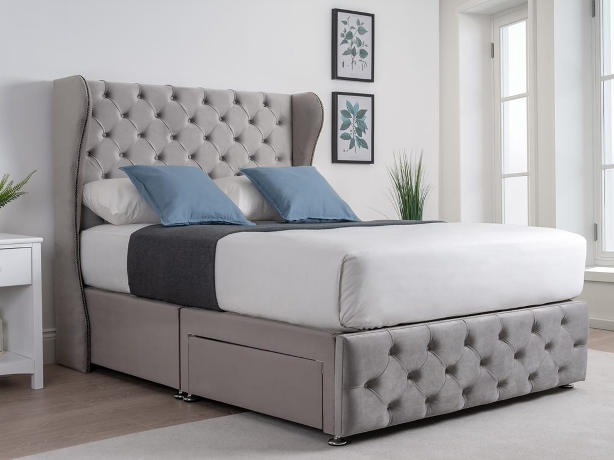 Giltedge Beds Florida 5FT Kingsize Fabric Bed Frame