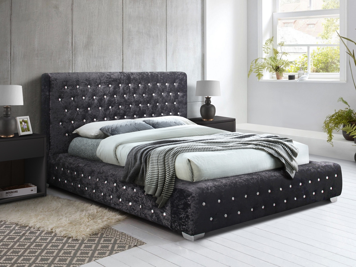 Birlea Grande 4FT 6 Double Bed Frame Black