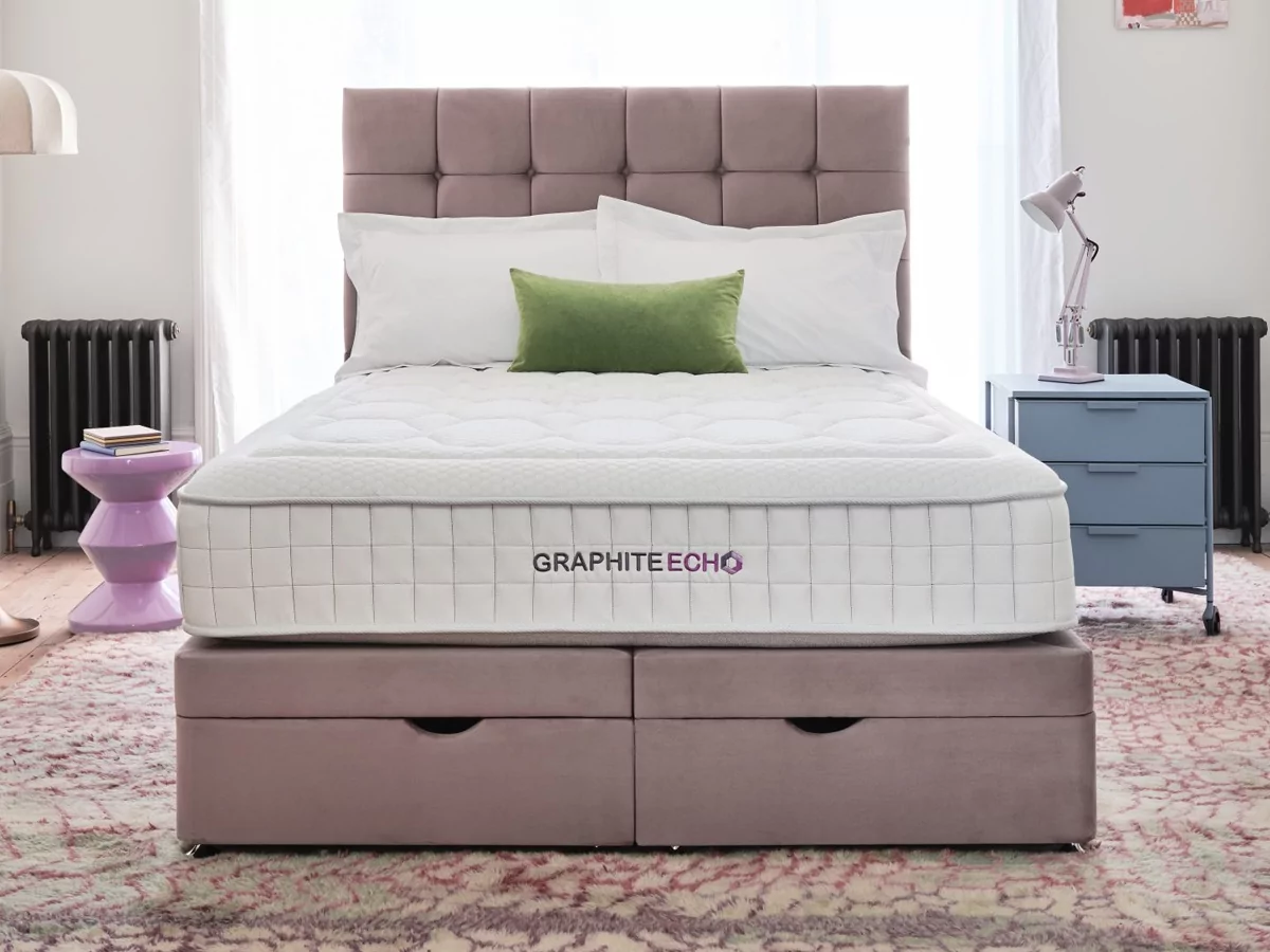 Sleepeezee Graphite Echo 2300 6FT Superking Divan Bed.