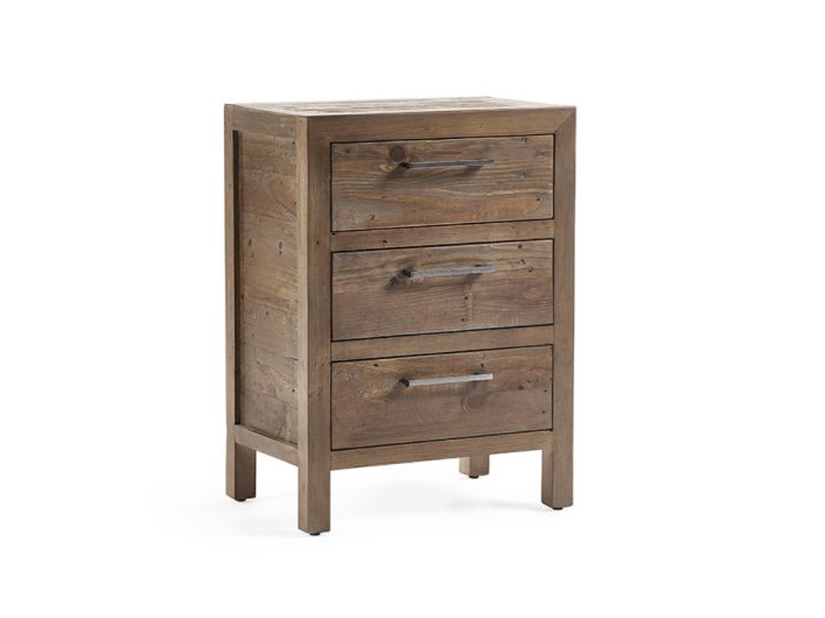 Heritage 3 Drawer Bedside
