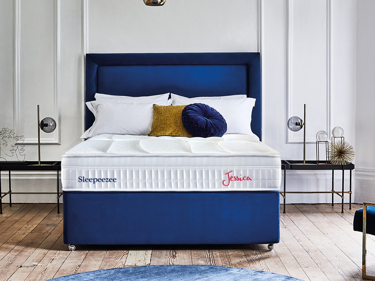 Sleepeezee Jessica 1800 Zip & Link 6FT Superking Divan Bed