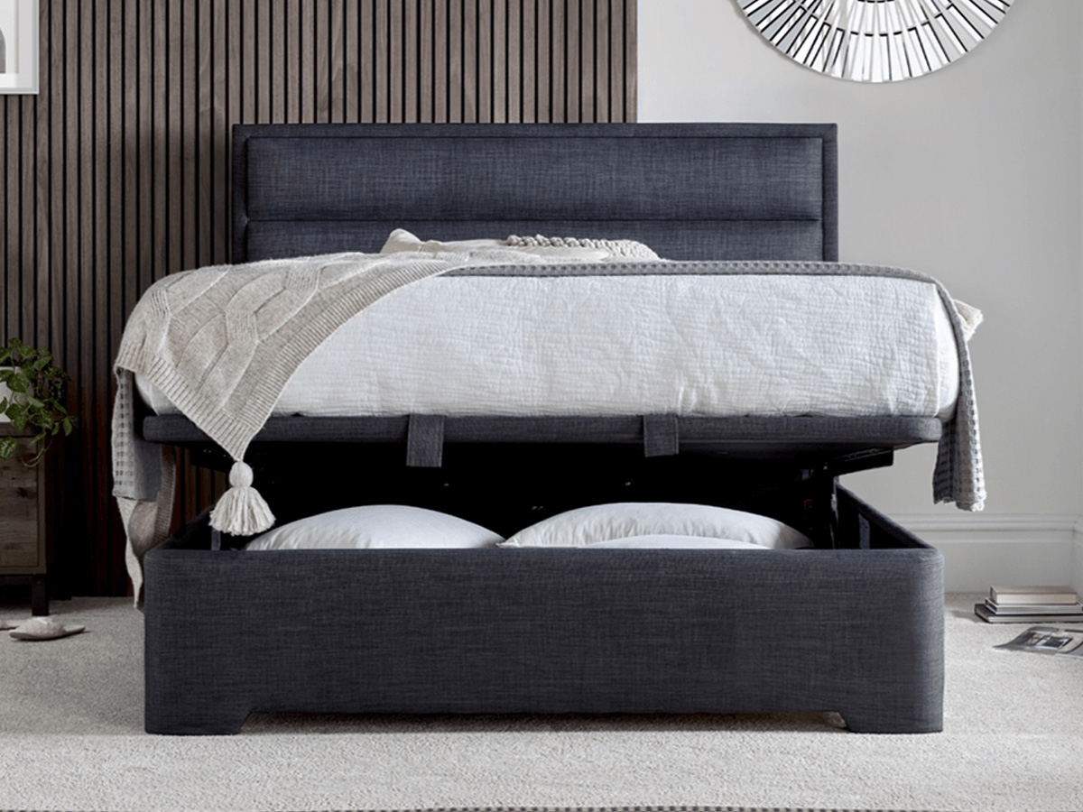 Kaydian Kirkby Ottoman Bed - Slate