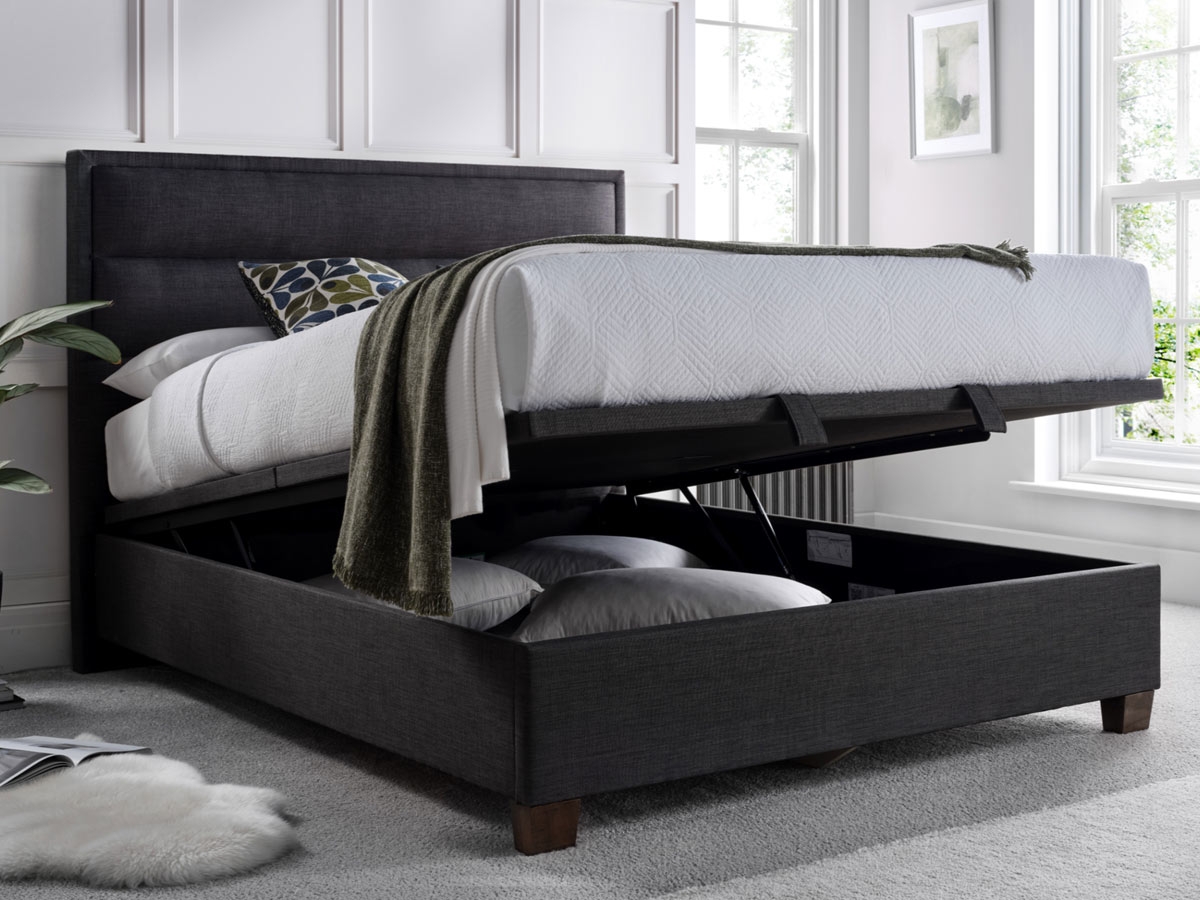 Kaydian Kirkland Ottoman Bed - Slate