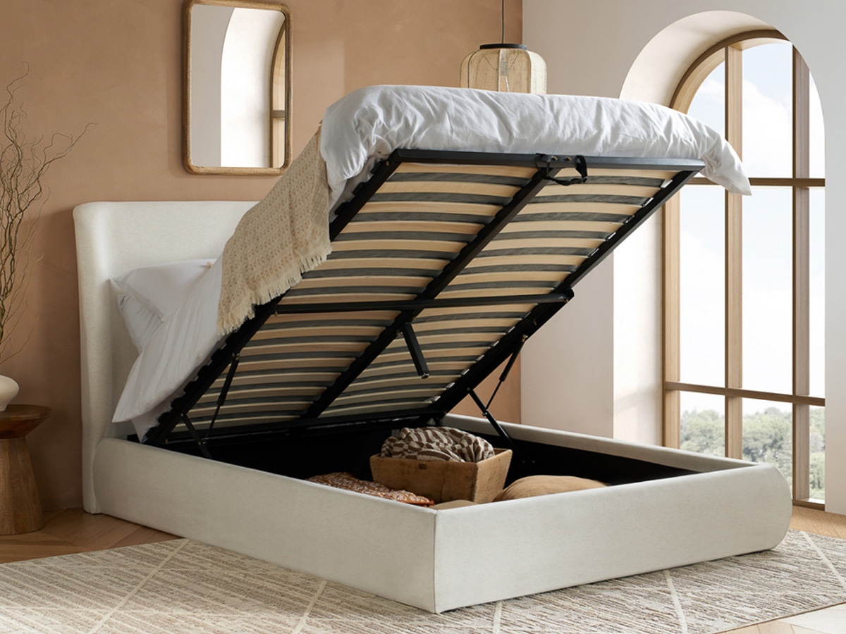 Birlea Lanis Ottoman Bed Cream