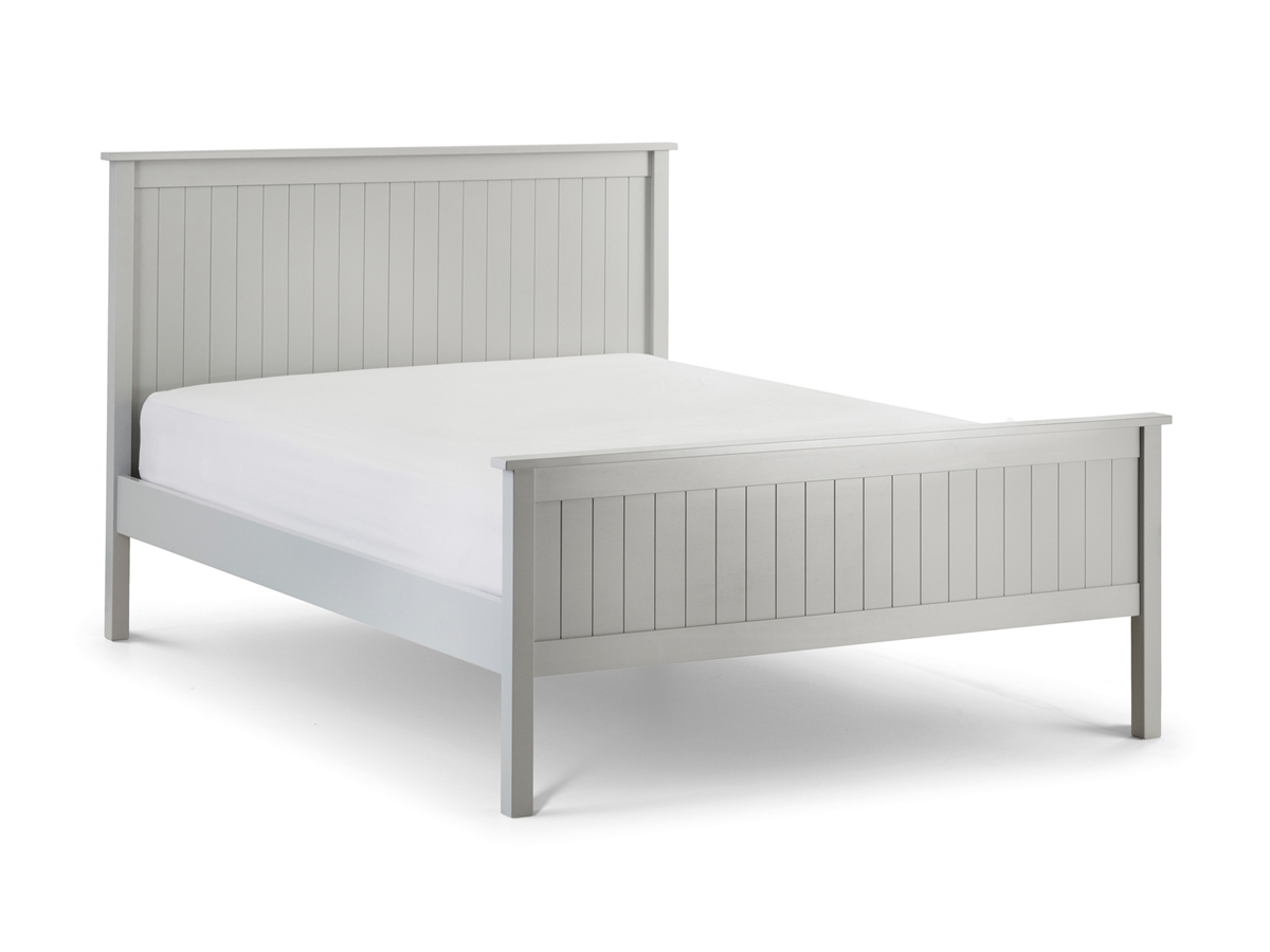 Maine 3FT Single Wooden Bed Frame - Dove Grey