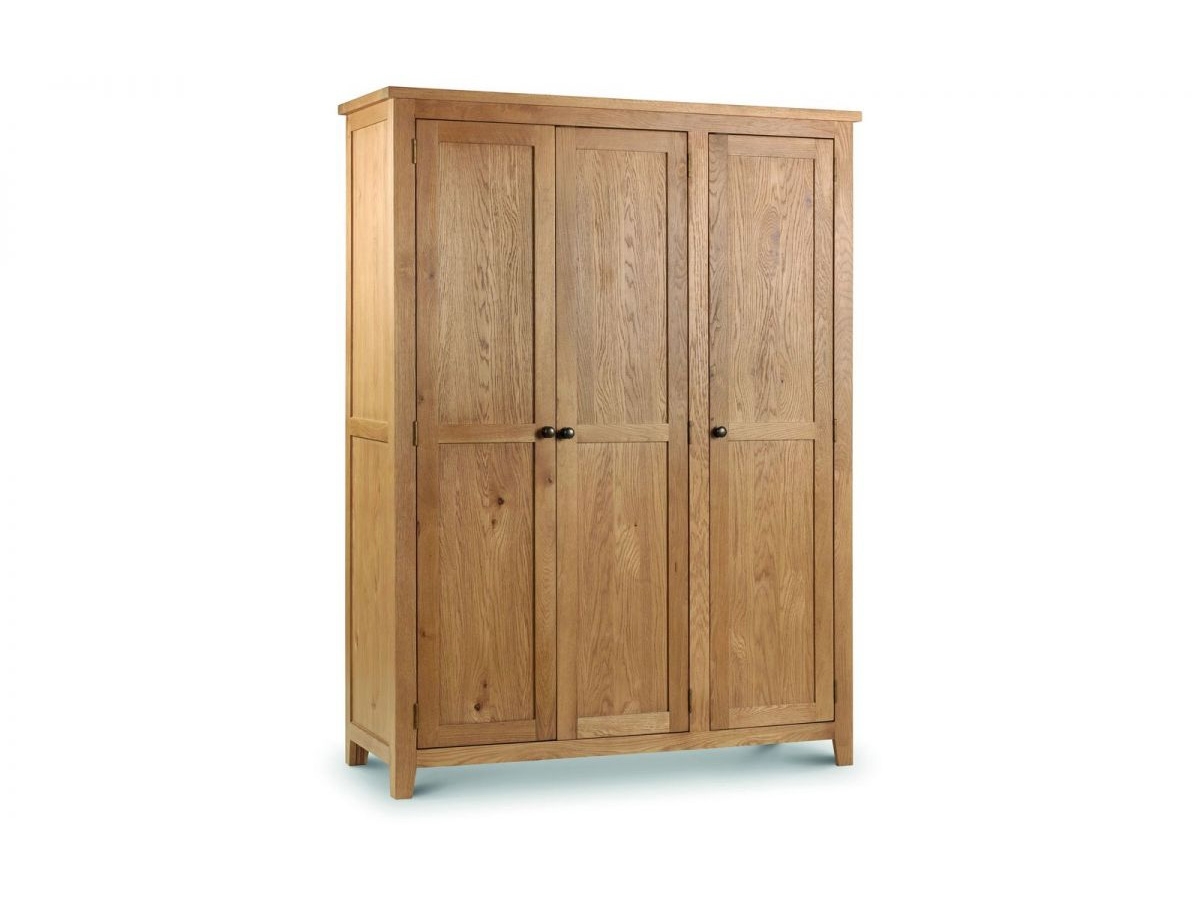 Marlborough Oak 3 Door Wardrobe