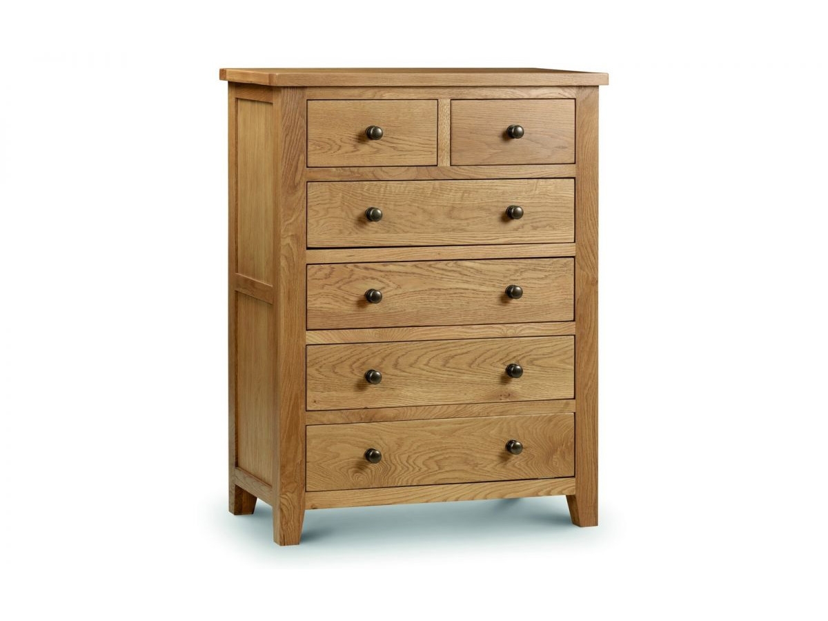 Marlborough Oak 4+2 Drawer Chest