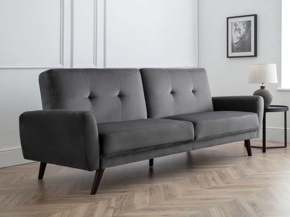 Monza Sofa Bed - Grey Velvet
