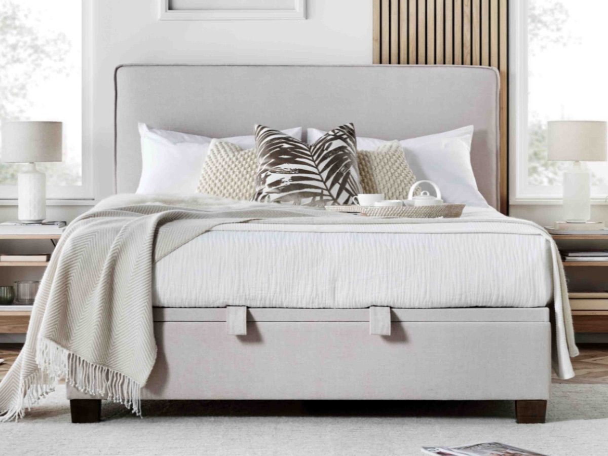 Kaydian Newton Ottoman Bed - Muscat Clay