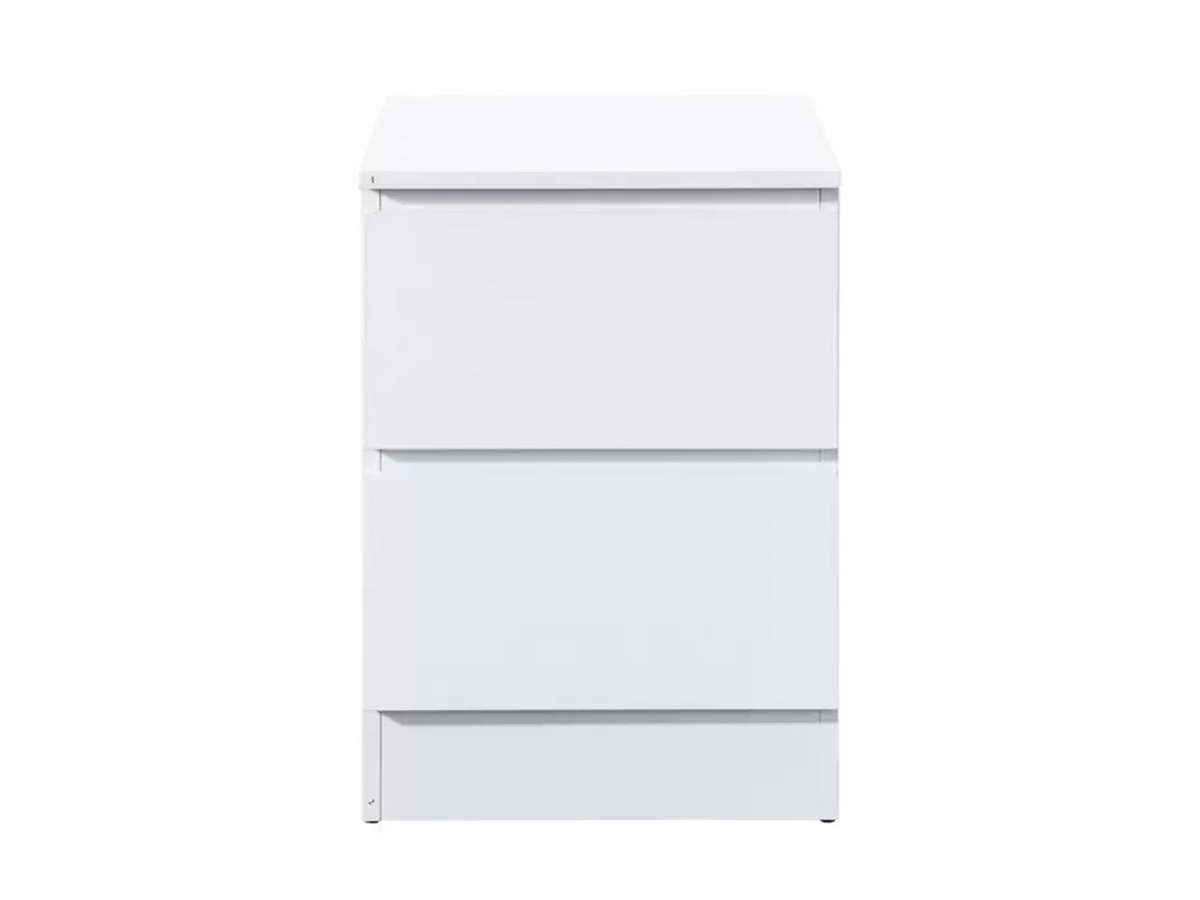 Birlea Oslo 2 Drawer Bedside - White