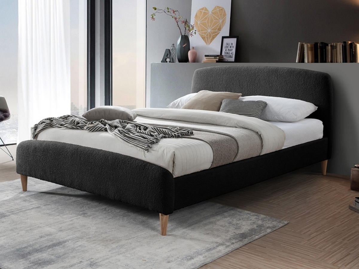 Birlea Otley 4FT 6 Double Fabric Bed Frame - Charcoal