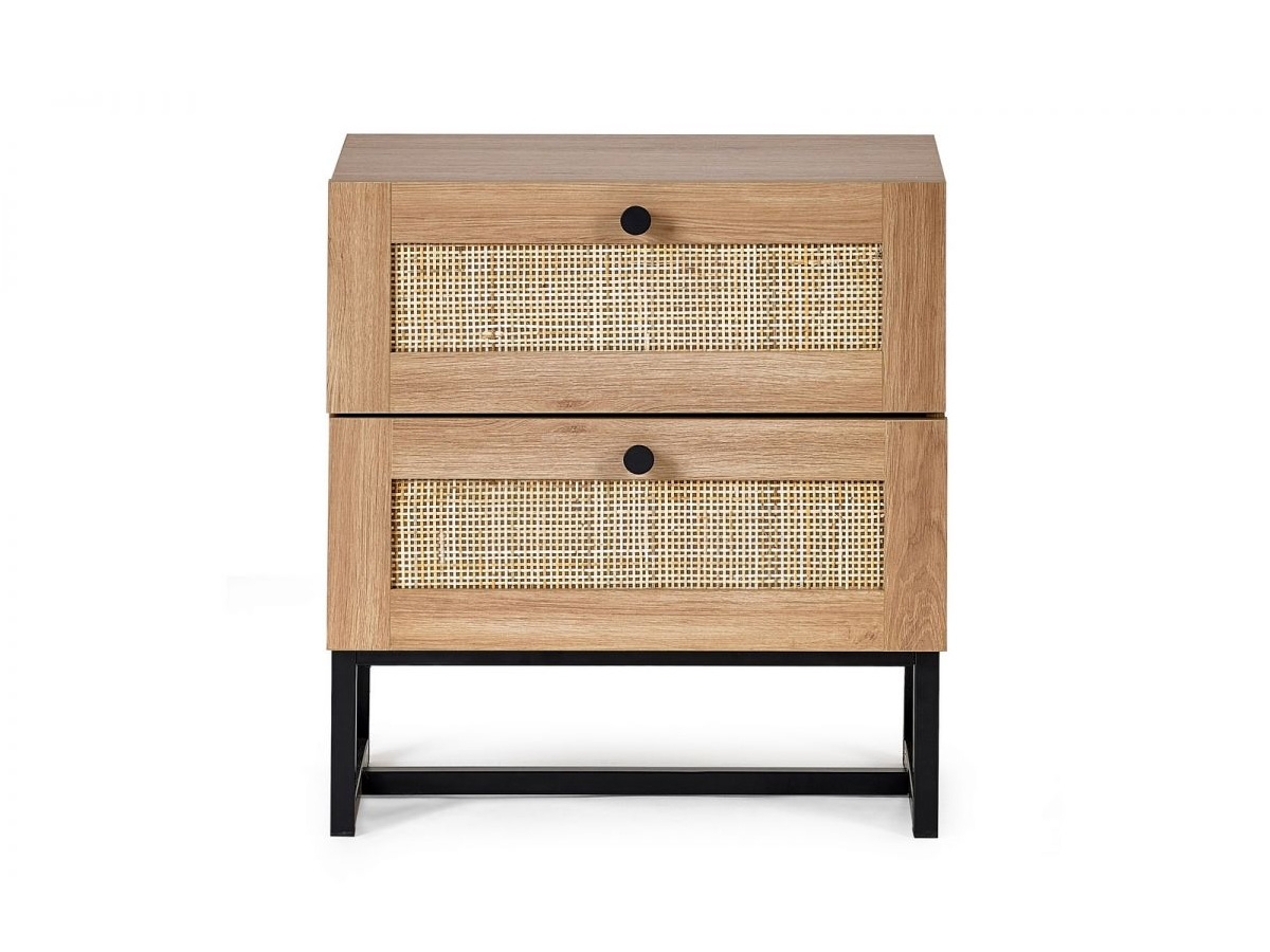 Padstow 2 Drawer Bedside - Oak