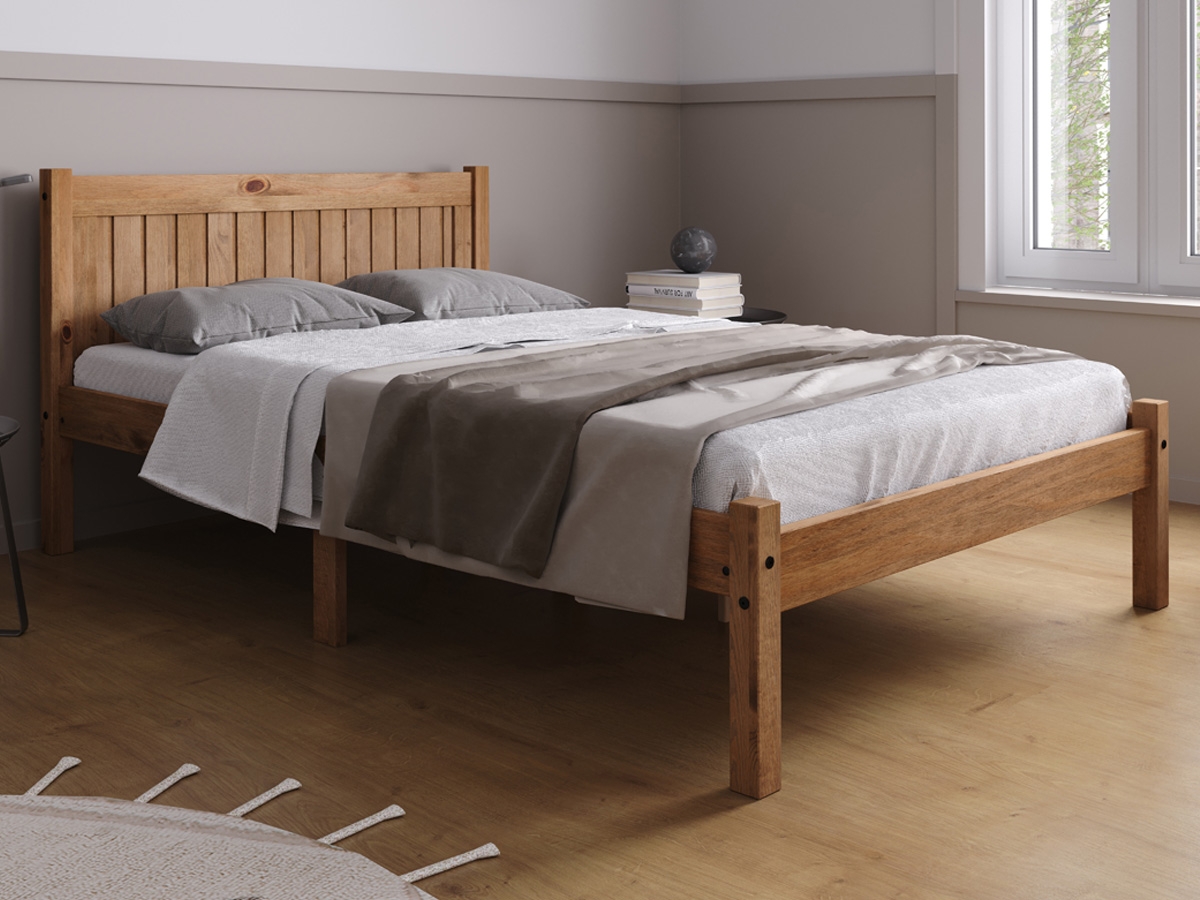 Birlea Rio Wooden Bed Frame - Pine
