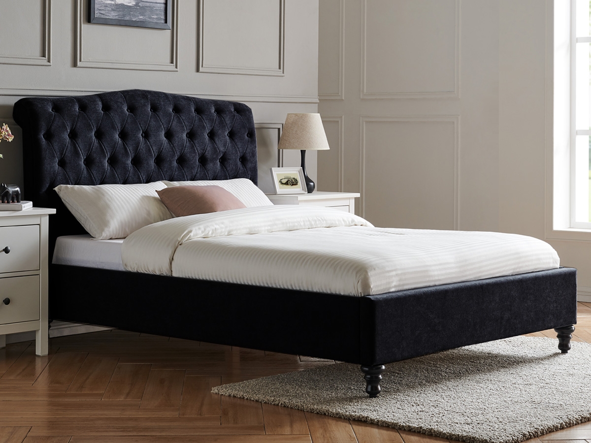 Limelight Rosa  Black Bed Frame. 