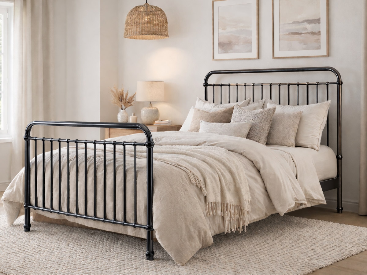 Rose Metal Bed frame