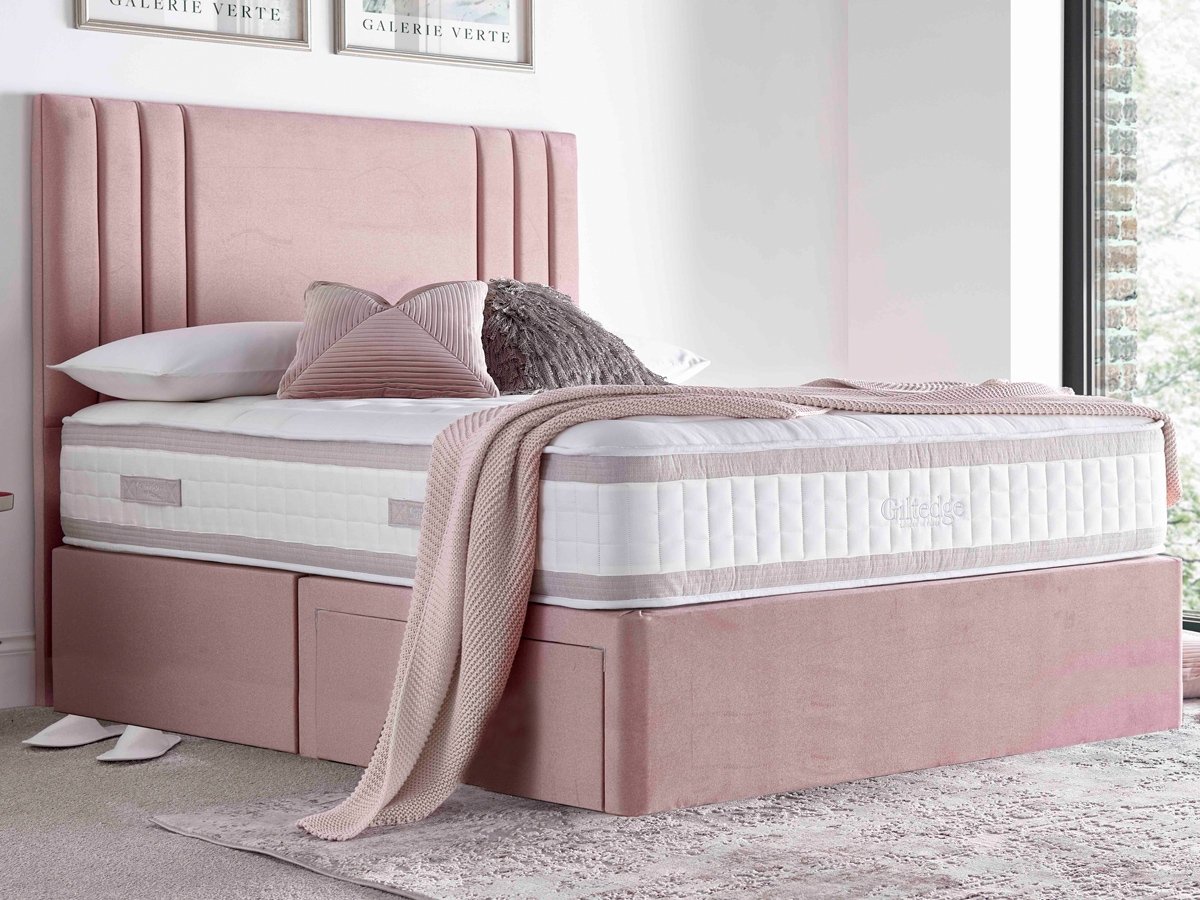 Giltedge Beds Shine 2000 4FT Small Double Divan Bed.