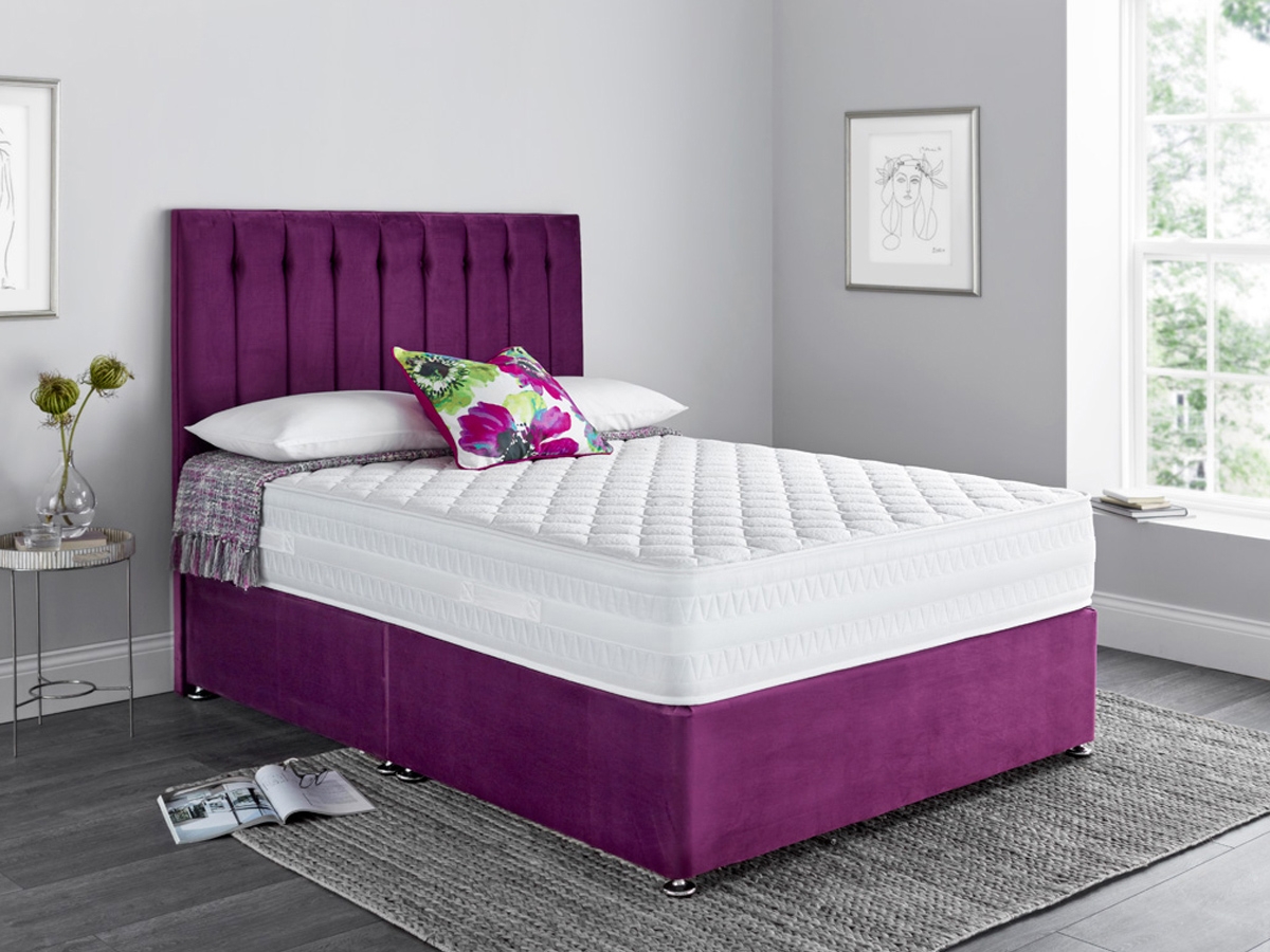 Giltedge Beds Sienna 1500 3FT Single Divan Bed