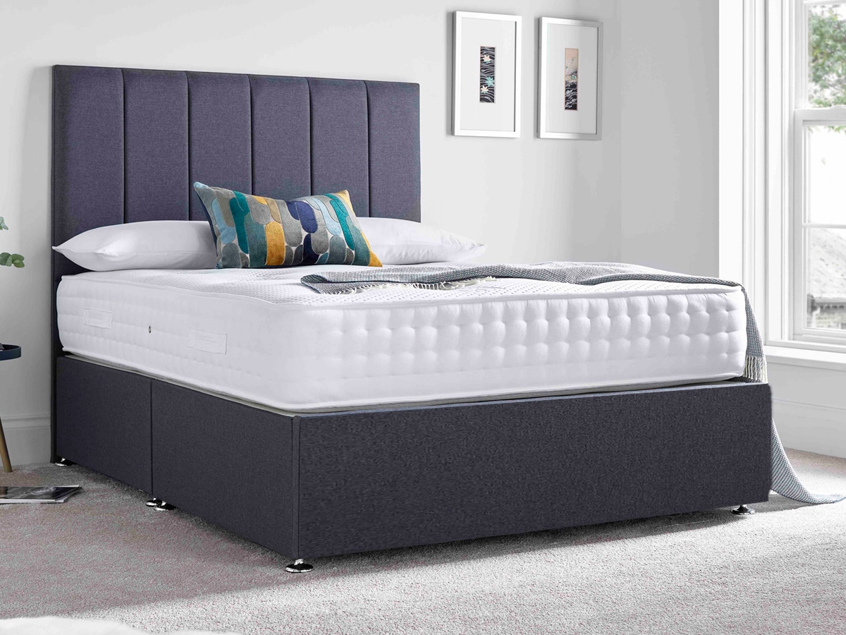 Giltedge Beds Silk 1000 4FT Small Double Divan Bed