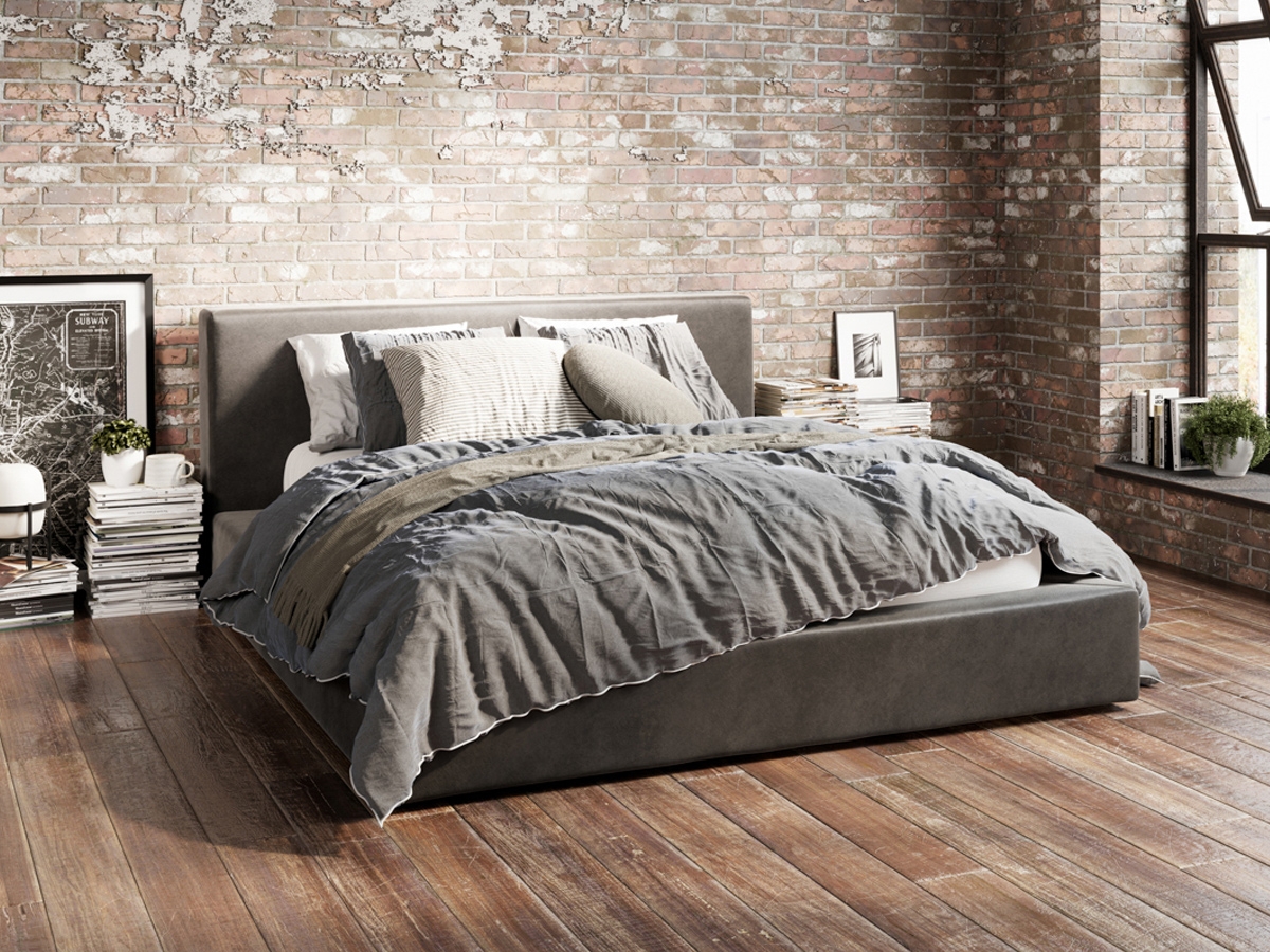 Soho Fabric Bed Frame - Dapple Grey