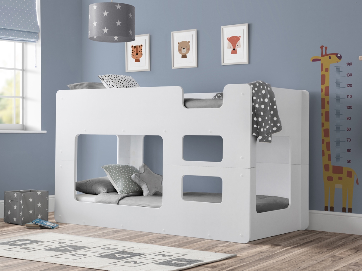 Julian Bowen Solar Wooden Bunk Bed - White