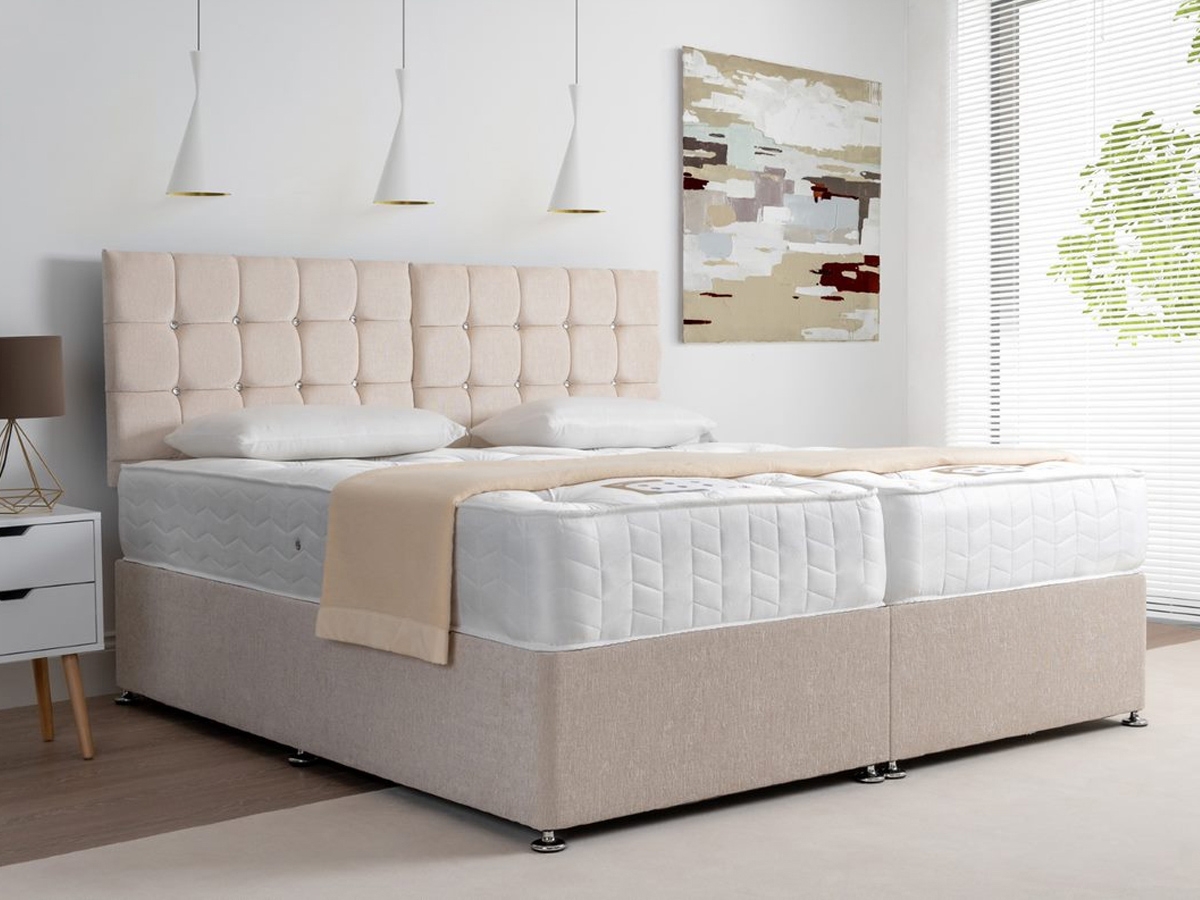 Giltedge Beds Sussex Zip & Link 6FT Superking Divan Bed 