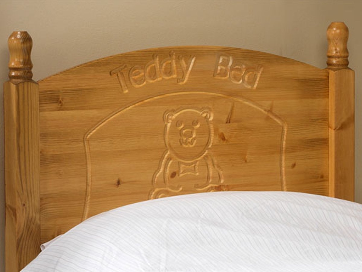 Nordic Mill Teddy 2FT 6 Small Single Wooden Headboard