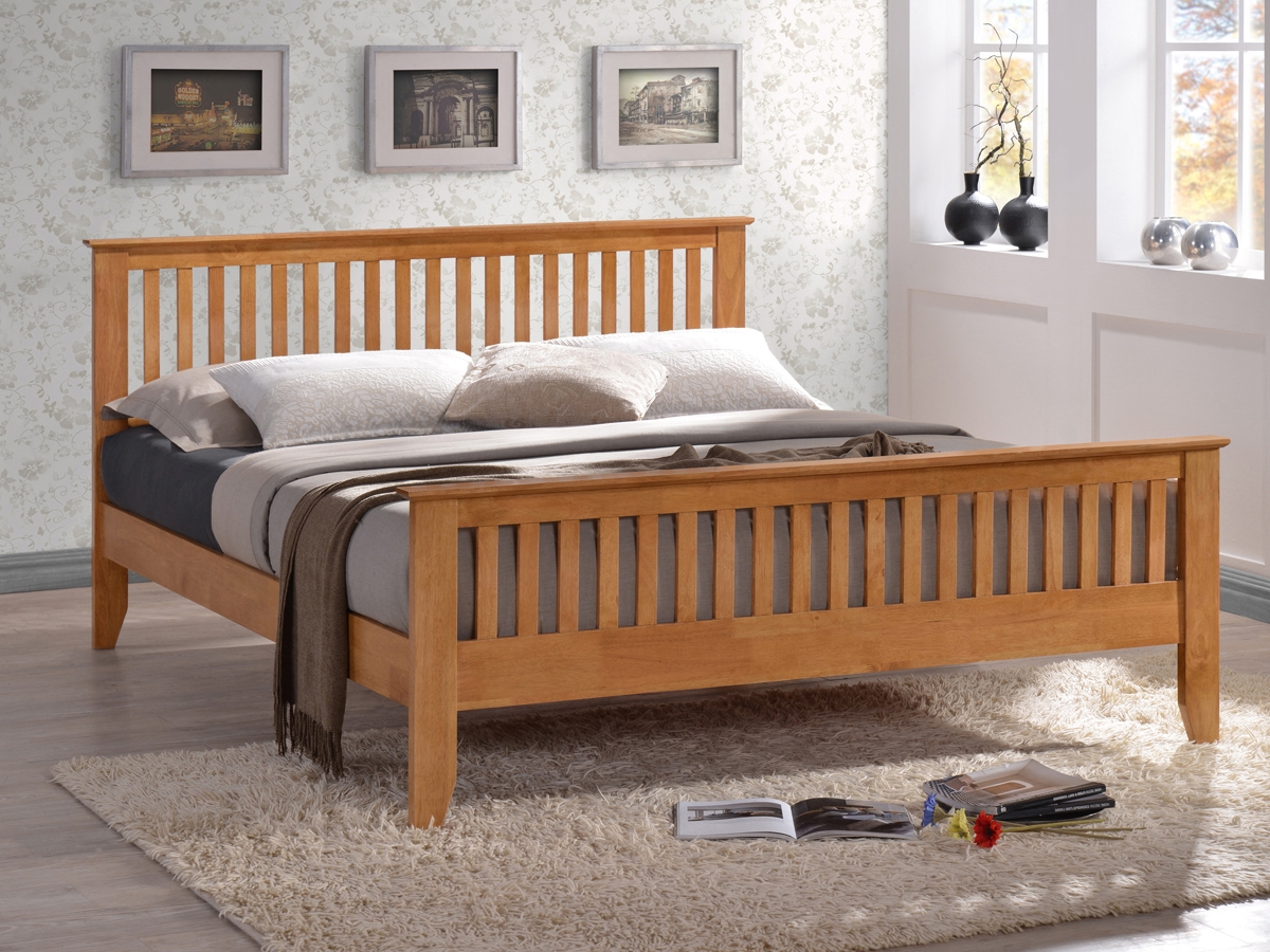 Time Living Turin 4FT 6 Double Wooden Bed Frame