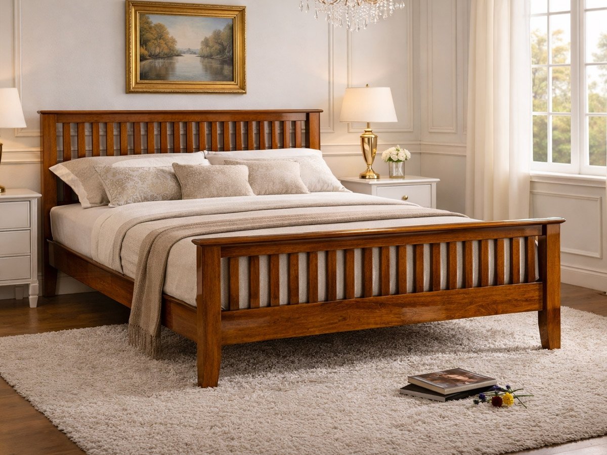 Turin 3FT Single Wooden Bed Frame