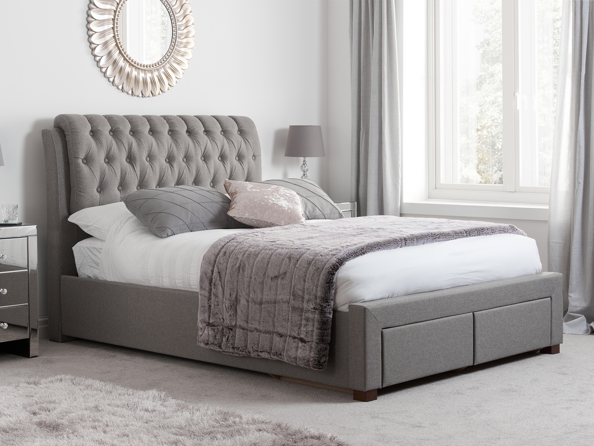 Birlea Valentino Fabric Bed Frame. 