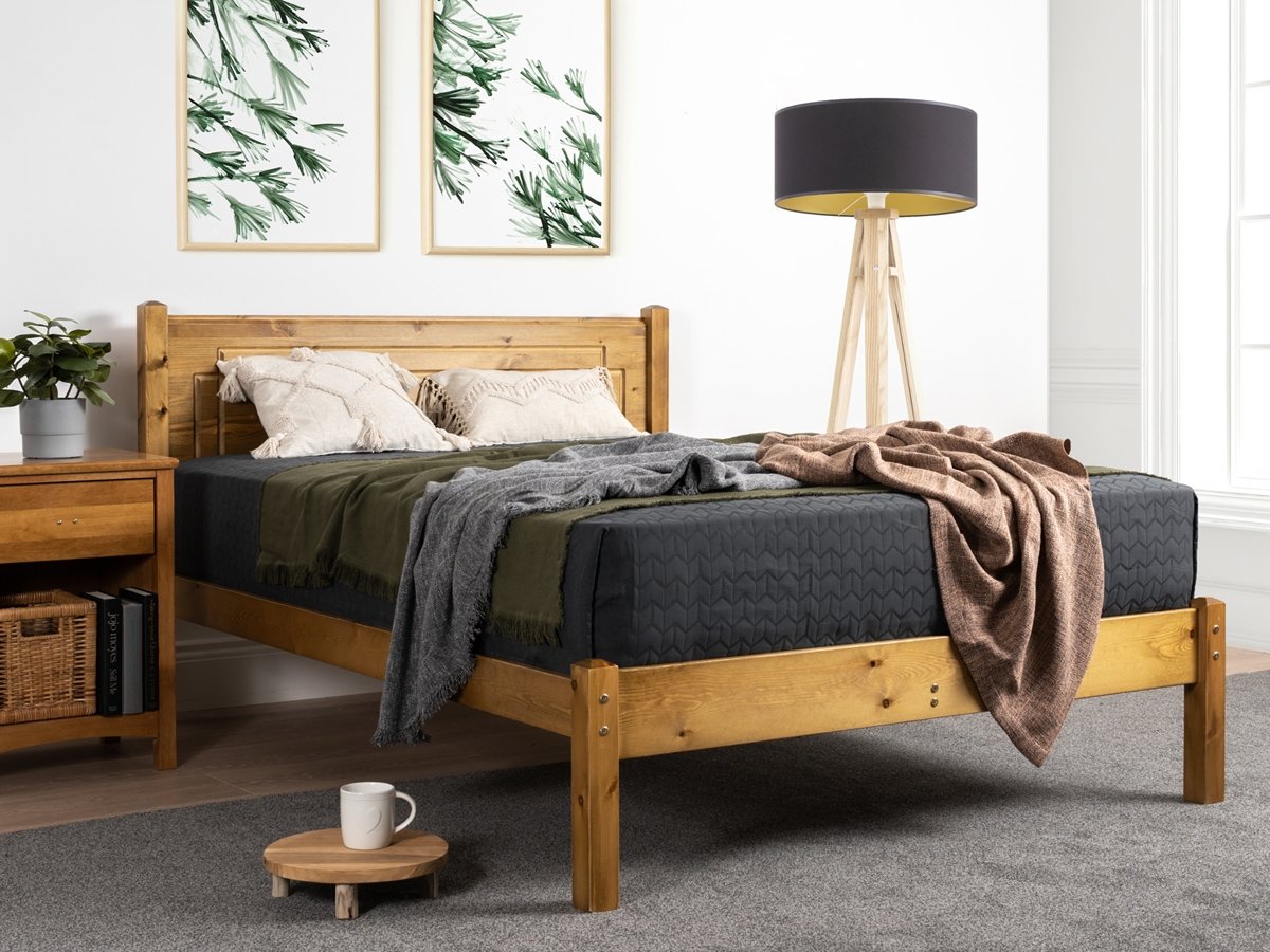 Nordic Mill Vega Low 4FT Small Double Bed Frame.