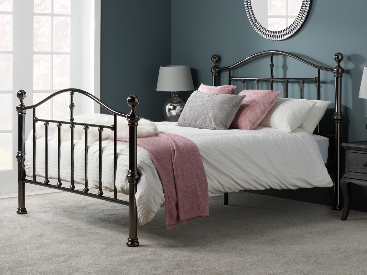 Birlea Victoria Bed Frame - Nickel. 