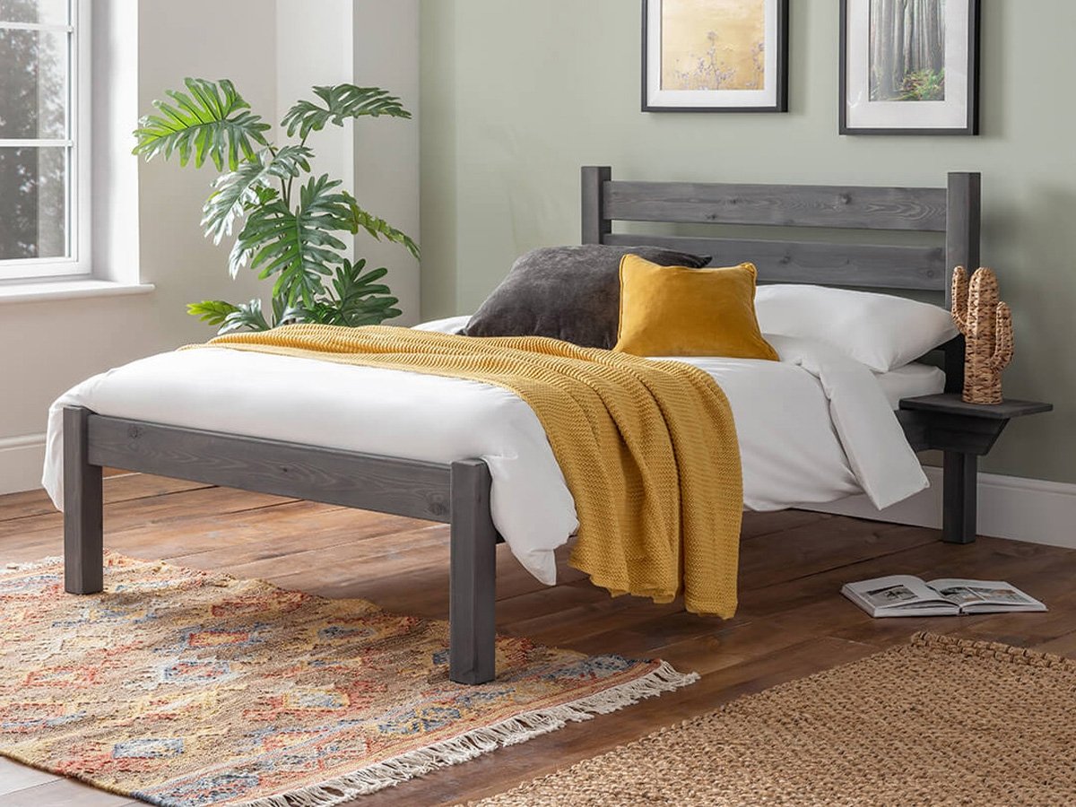Ripon Plus 3FT Single Bed Frame -Georgian Grey